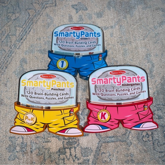 Smarty Pants Brain Teaser Card Sets (3) - Picture 1 of 12